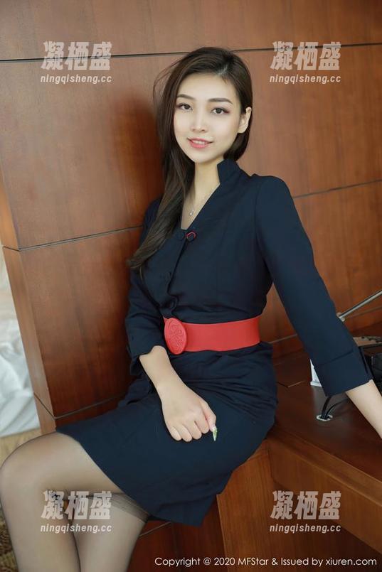MFStar模范学院 - 艾静香：空姐最新照片，飞了就不会后悔！