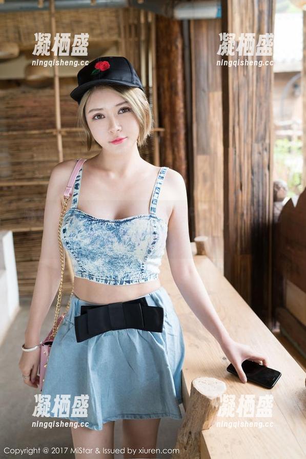 魅妍社 - 当学姐周小然摆Pose，福利写真成了生活的调味剂